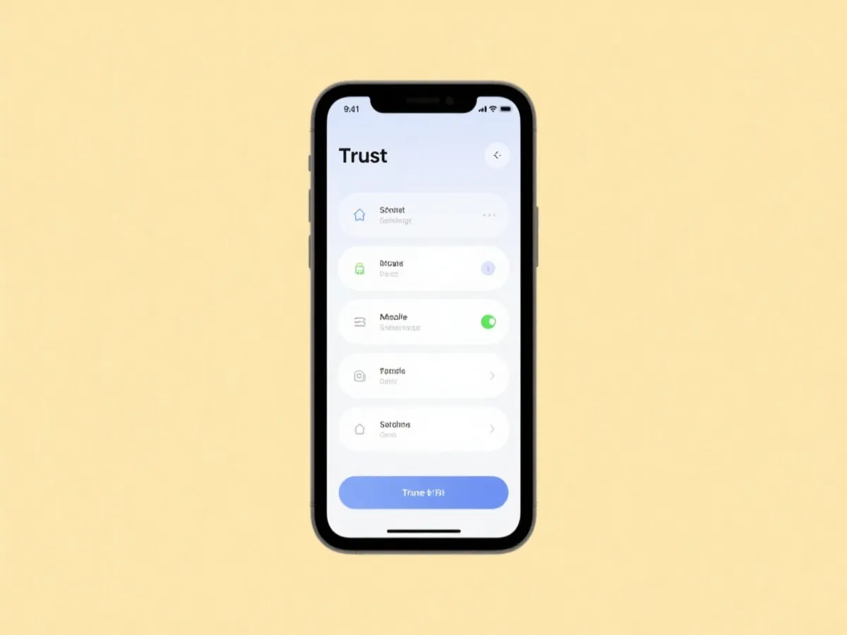 iOS 信任设置示意图